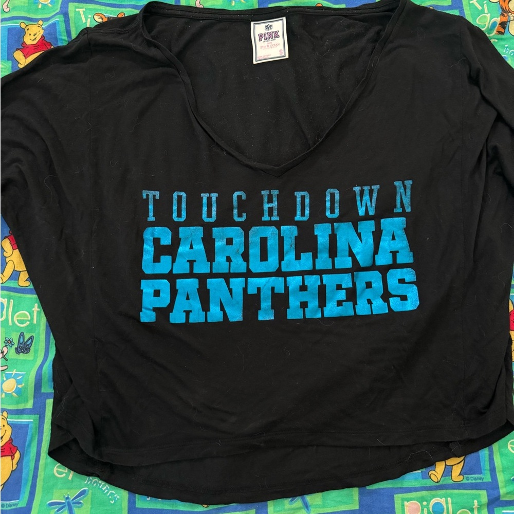 Y2K PINK Carolina Panthers Touchdown Tee